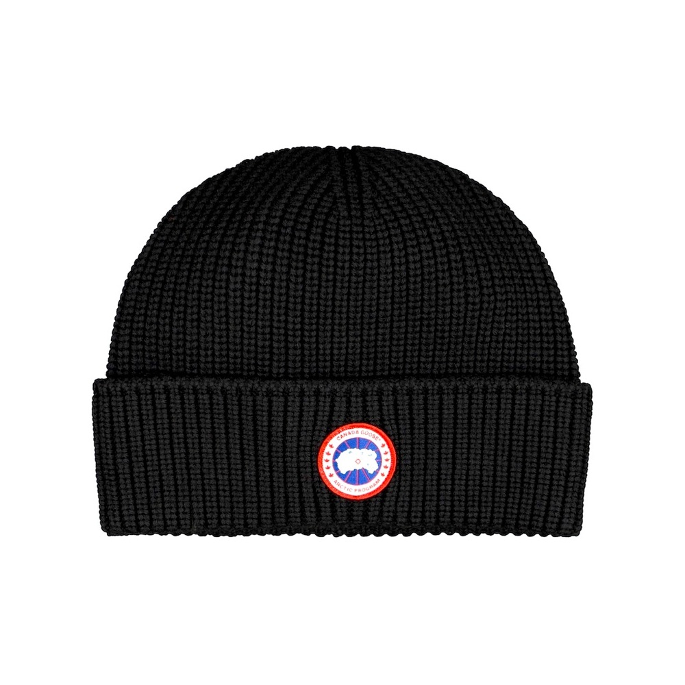 Canada Goose Black Arctic Disc Beanie